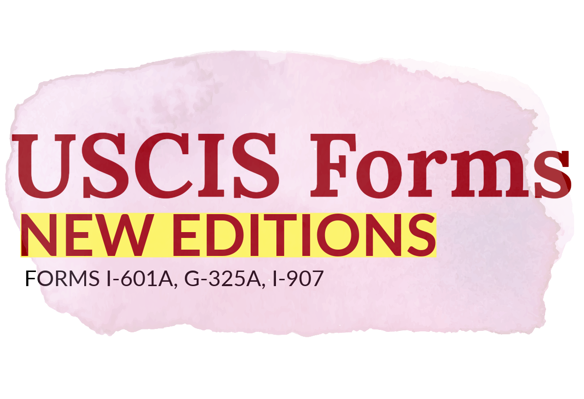 New USCIS Forms